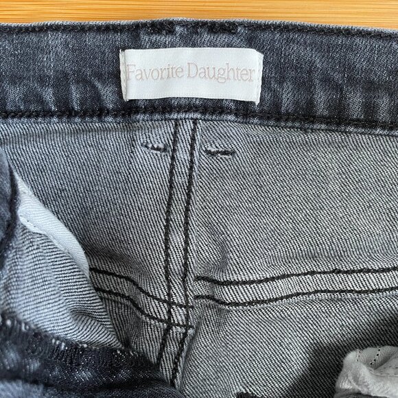 FAVORITE DAUGHTER 'THE JORDIE" DISTRESSED SUPER HIGH WAIST JEANS - Picture 11 of 12